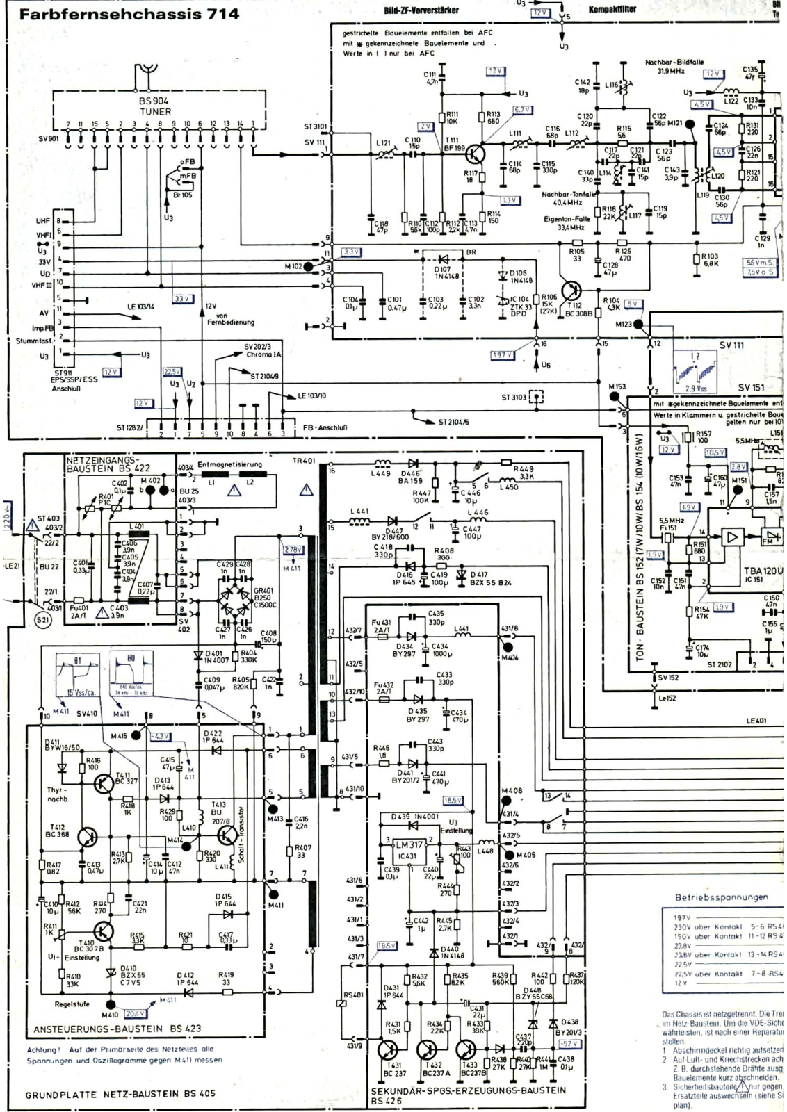 Telefunken 714 Schematic