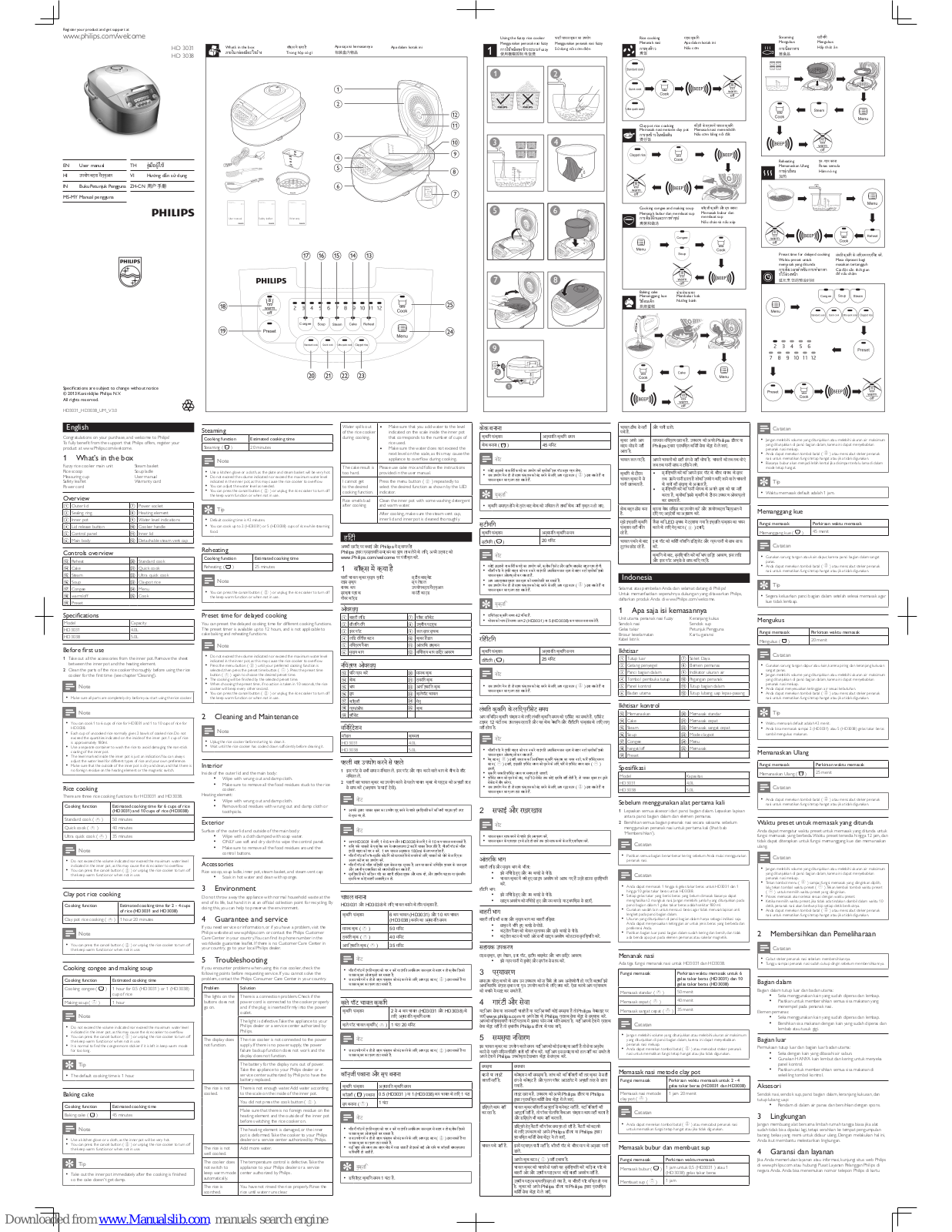 Philips HD 3031 User Manual