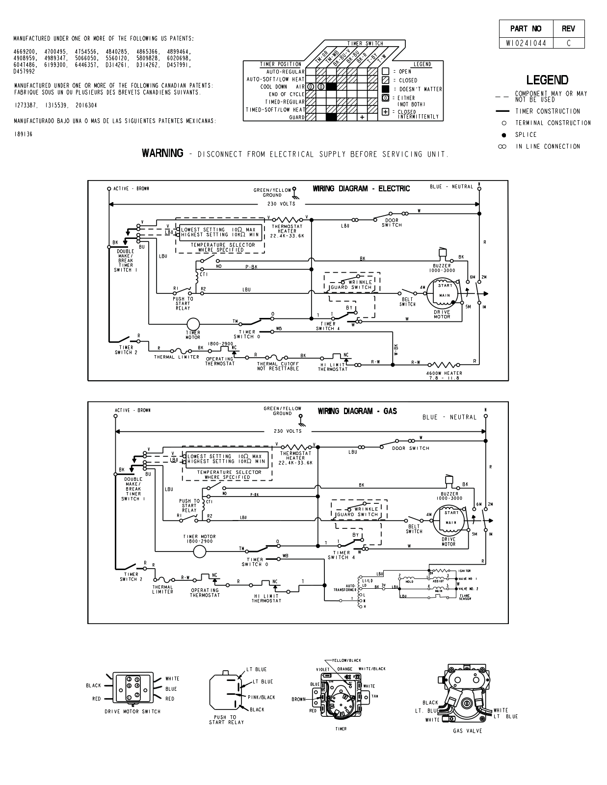 Whirlpool 3RLEQ8600WW0 Parts Diagram