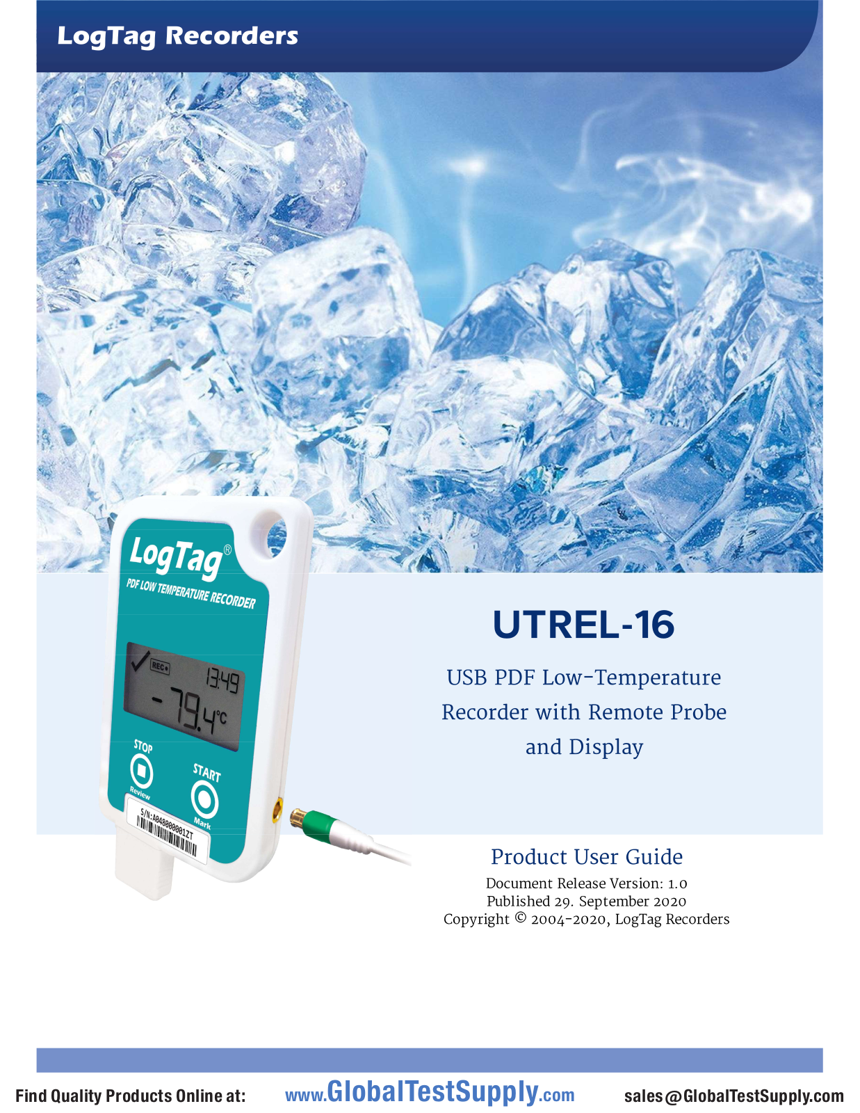 LogTag Recorders UTREL-16 User manual - ManualMachine.com