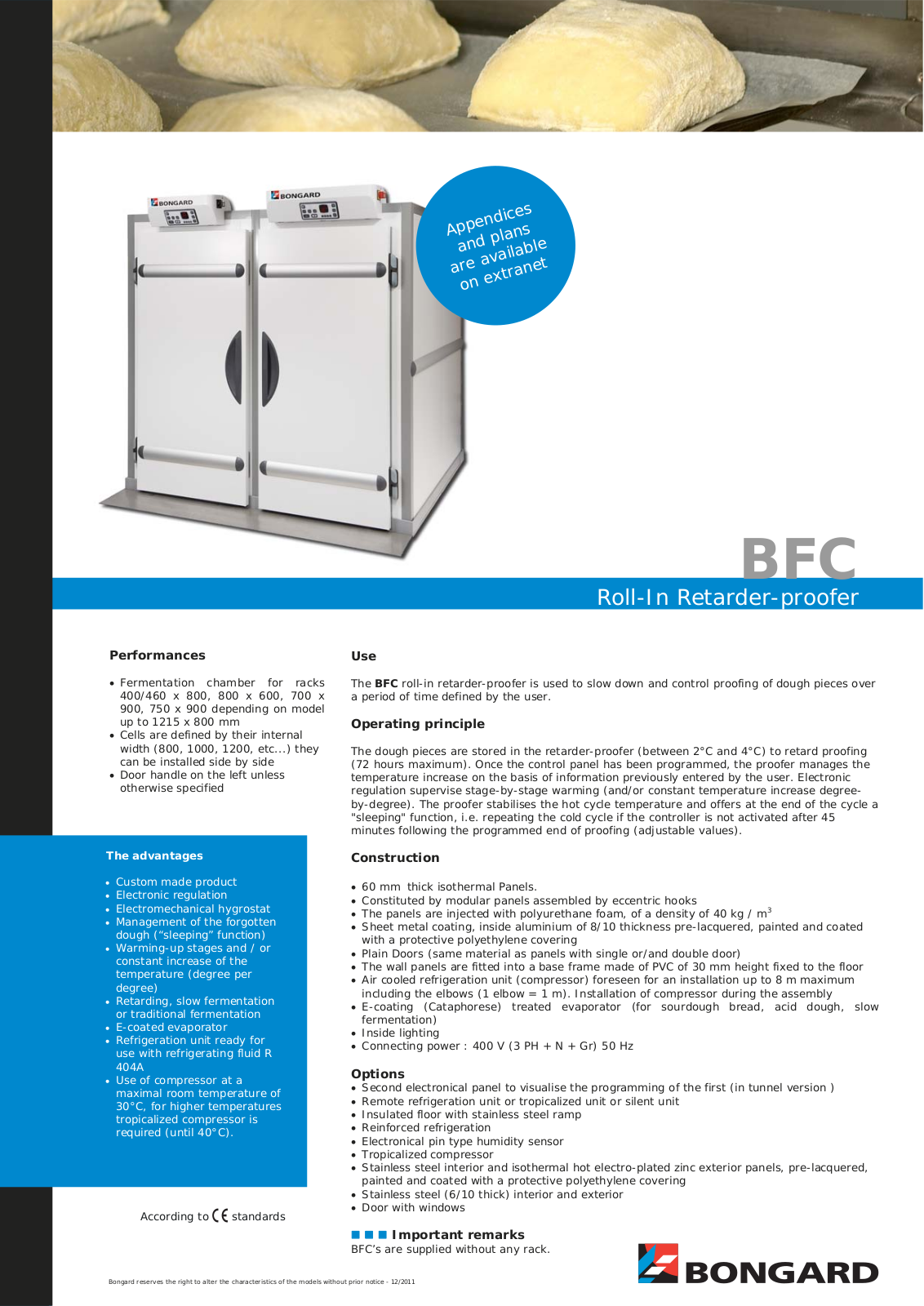 Bongard BFC User Manual