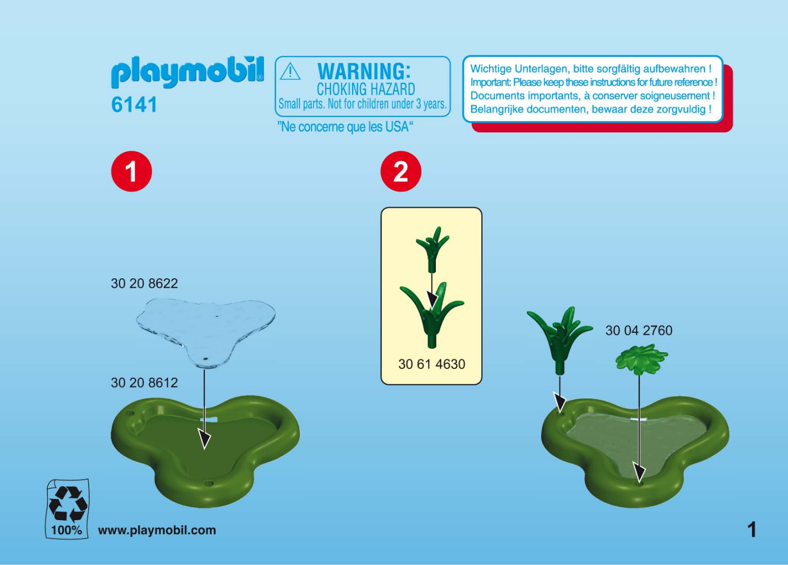 playmobil 6141 Instructions