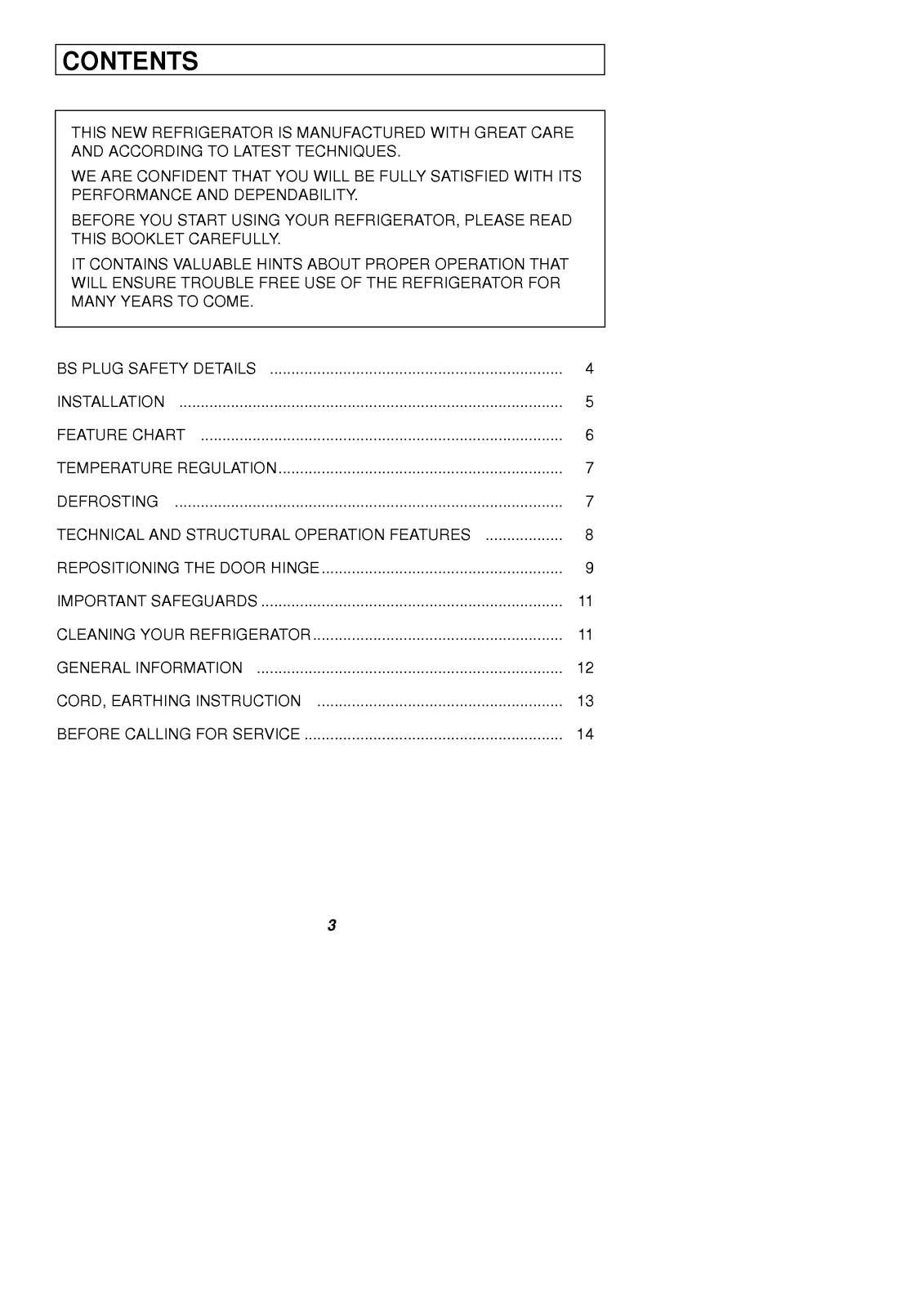 LG GR-161SSF User Manual