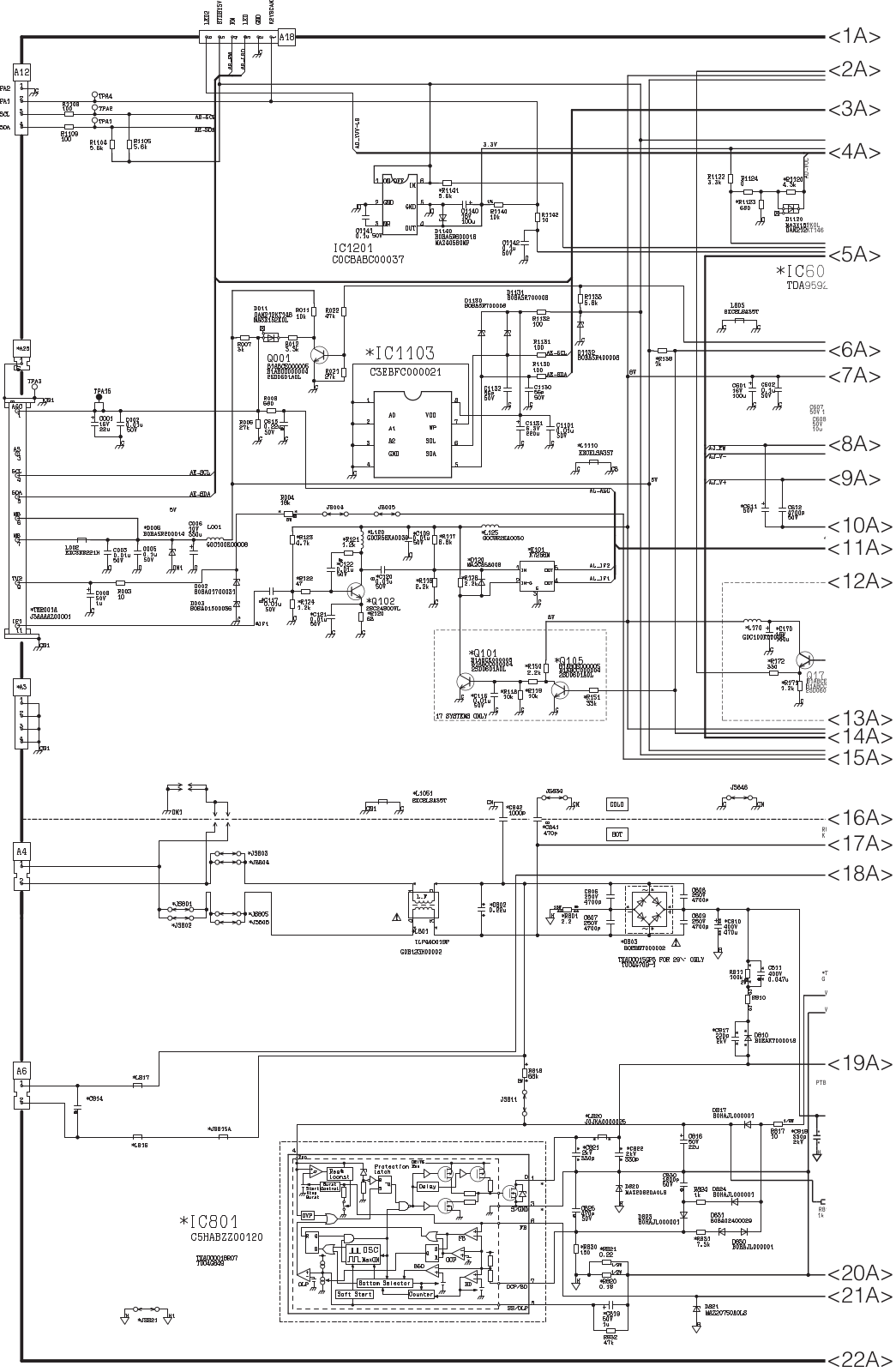 Panasonic TC-29FJ20M Schematic