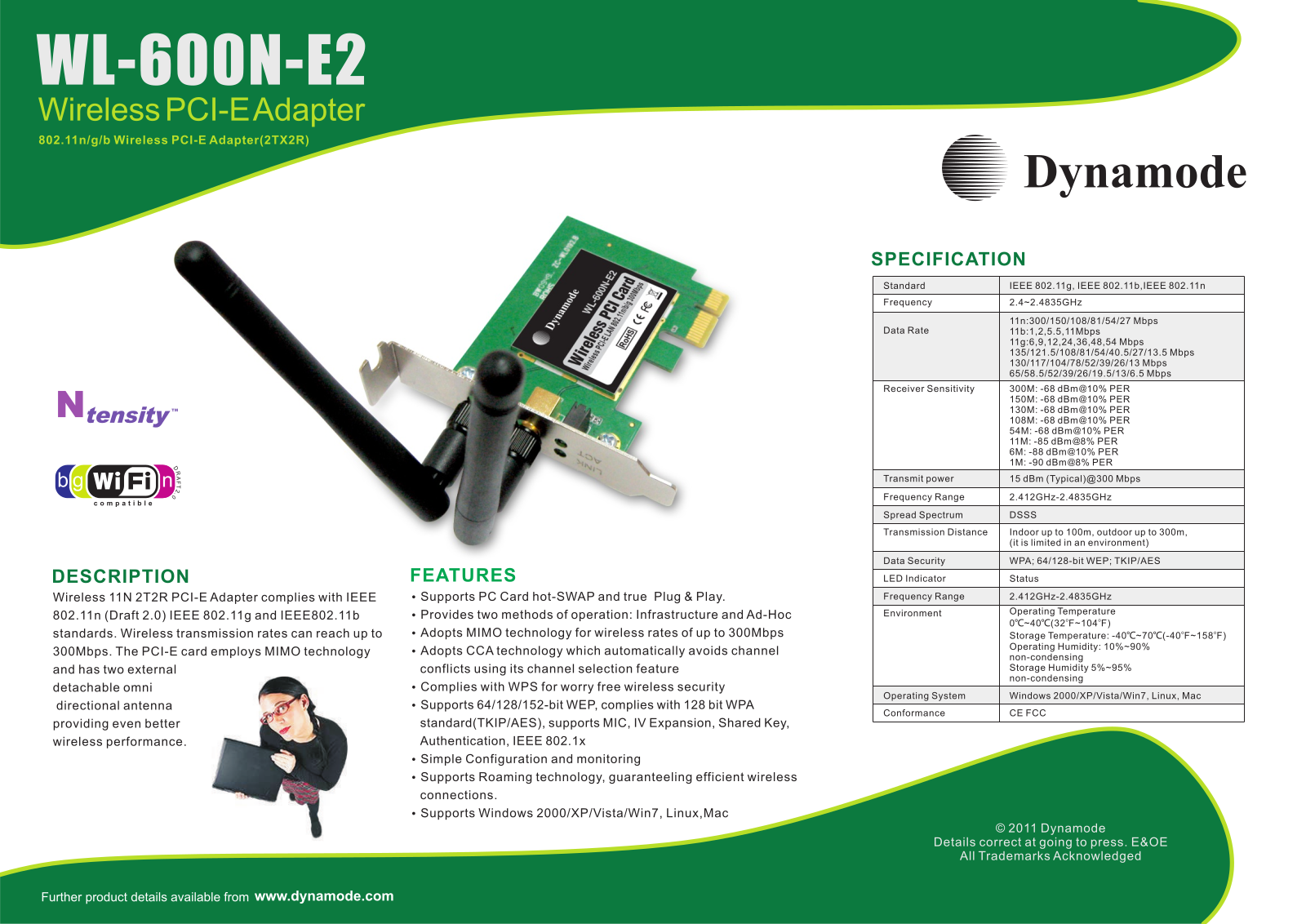 Dynamode WL-600N-E2 User Manual