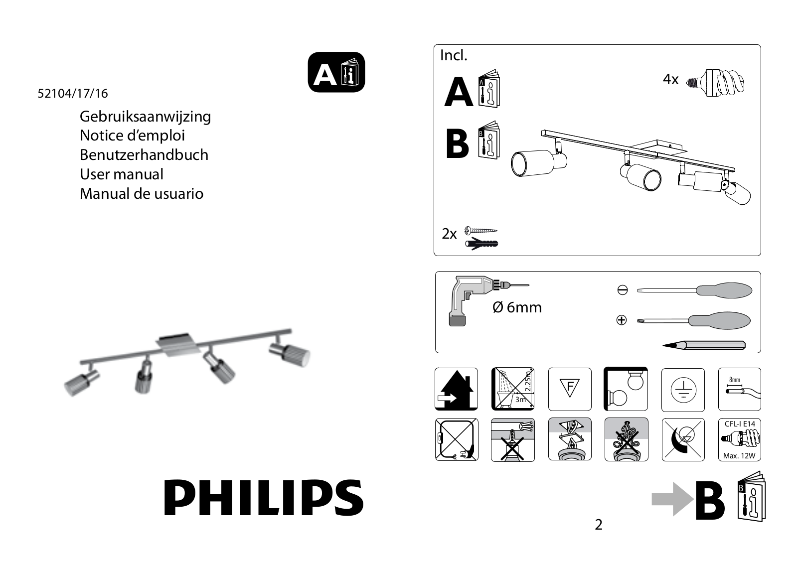 Philips 52104-17-16 User Manual