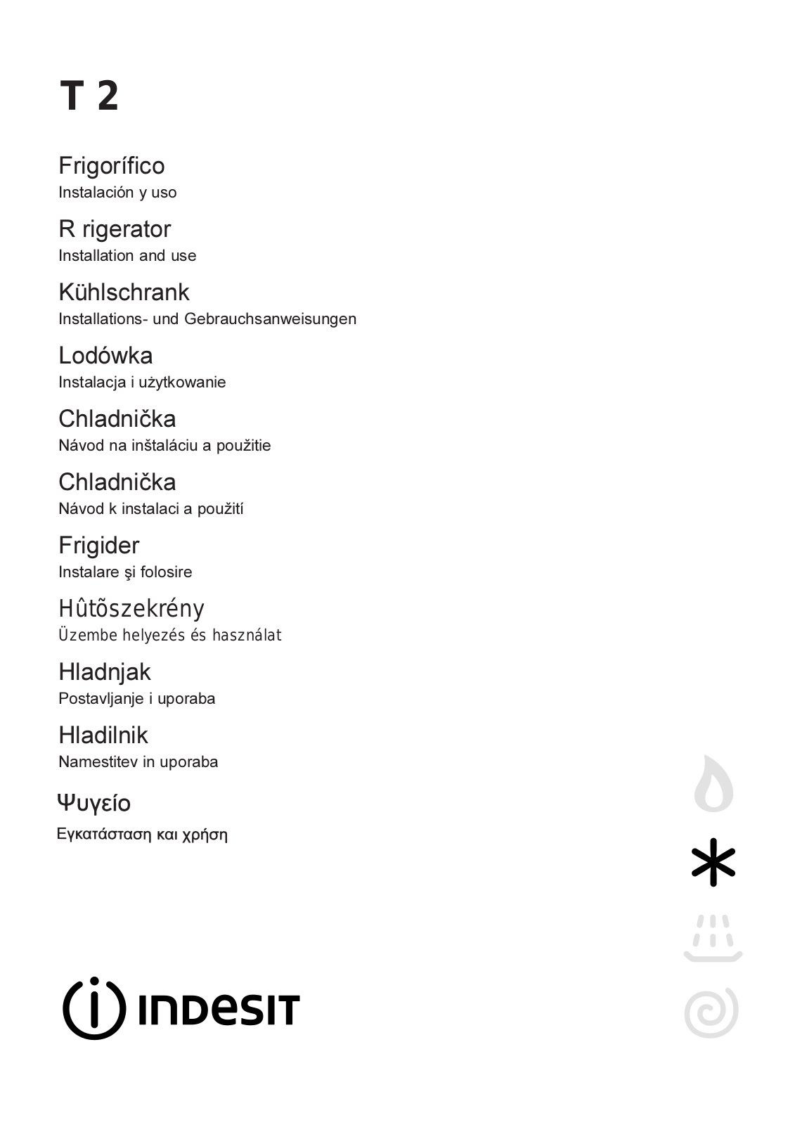 Whirlpool T 2 (SP) User Manual