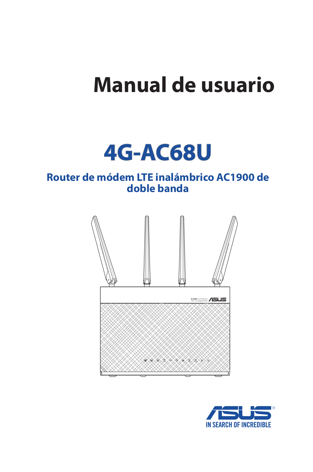 Asus 4G-AC68U User's Manual