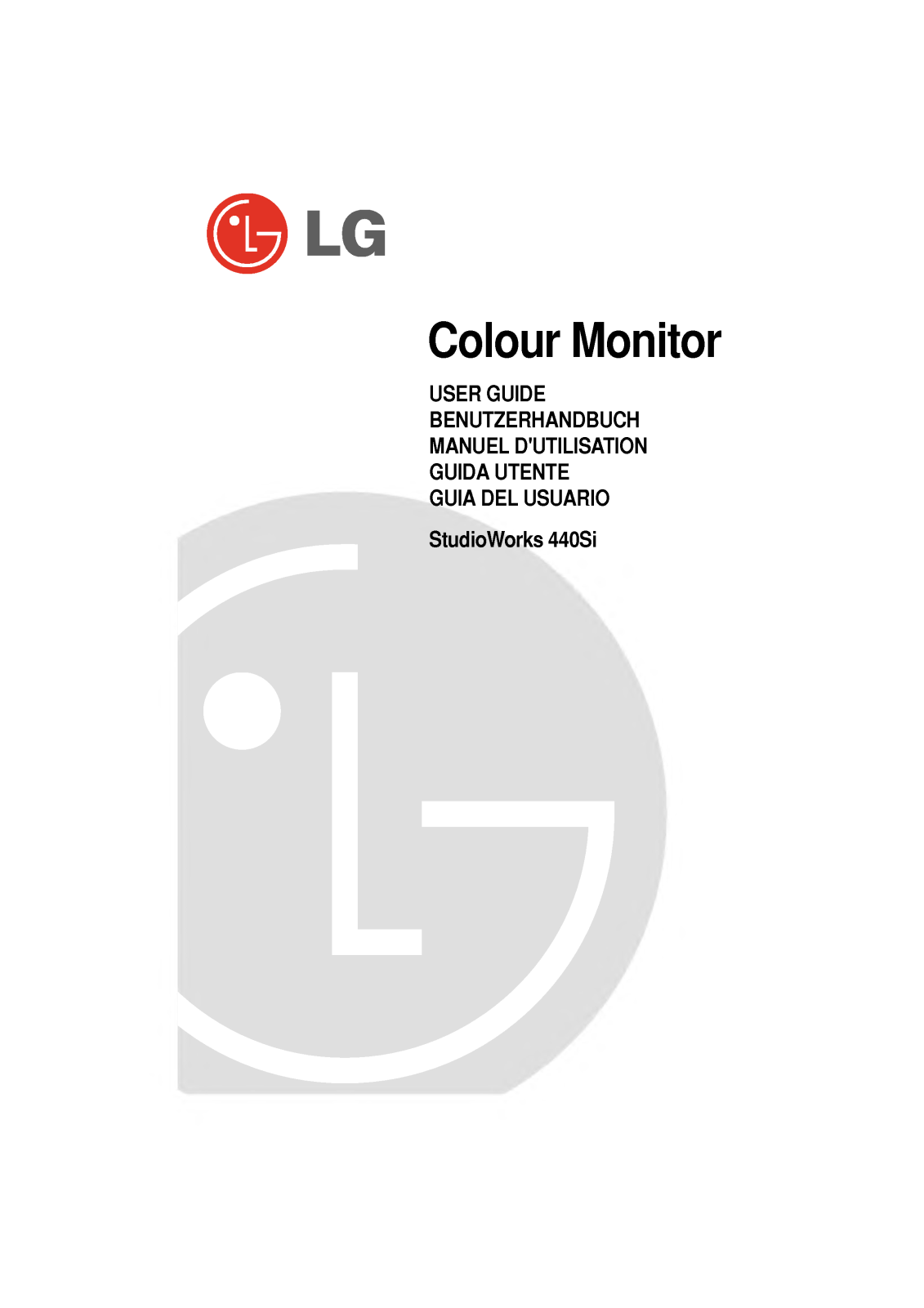 Lg STUDIOWORKS 440SI User Manual