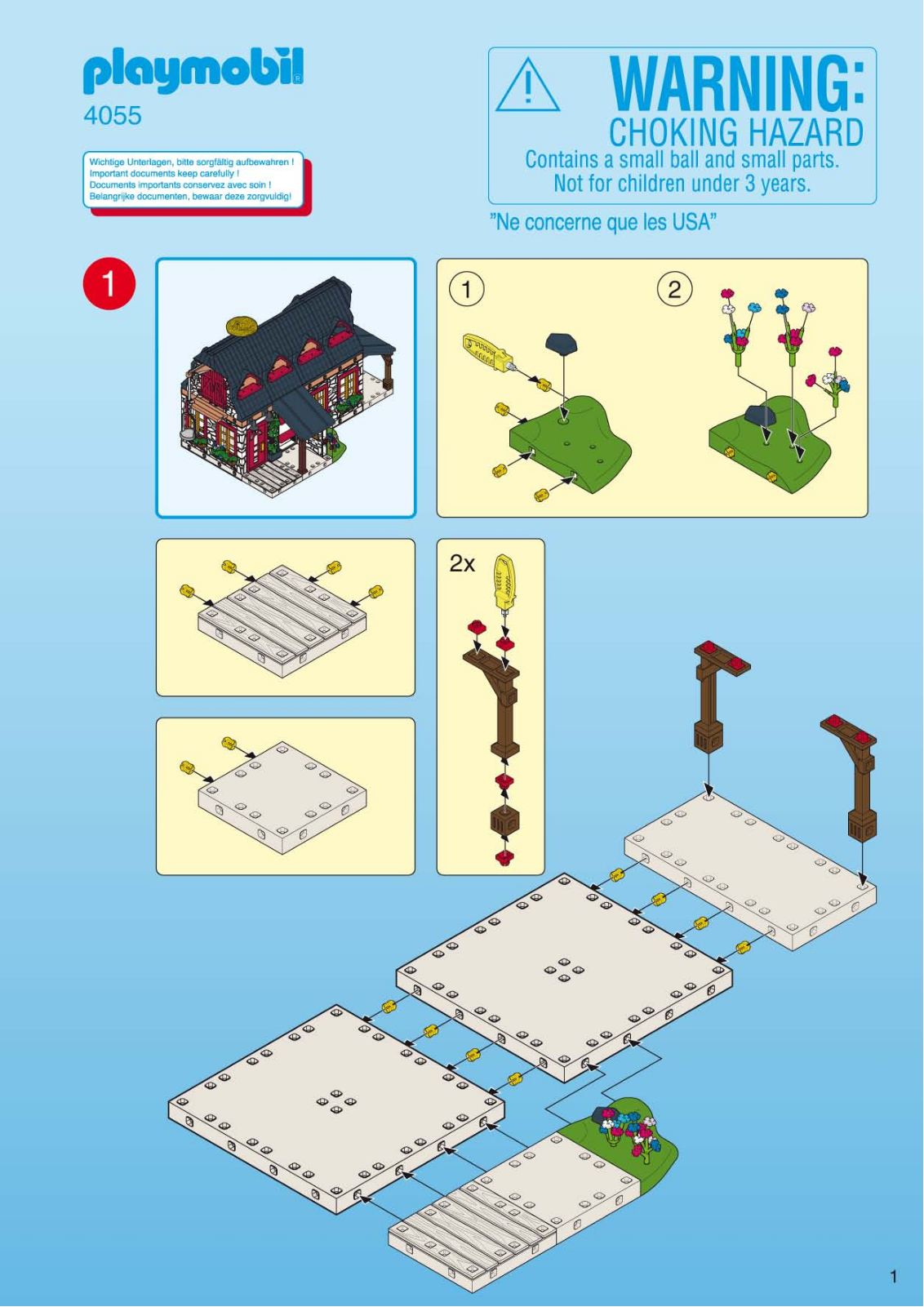 Playmobil 4055 Instructions