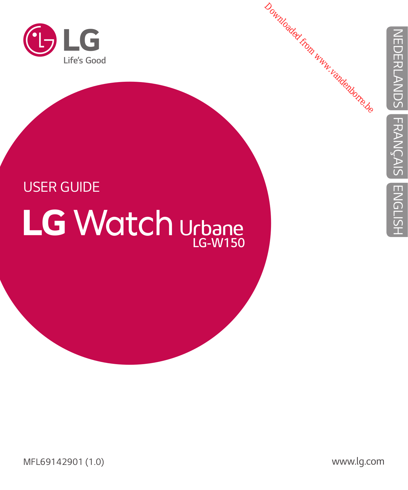 LG WATCH URBANE, LG-W150, LG-W150 Watch urban User Manual