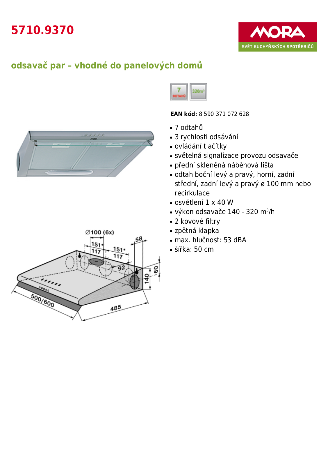 Mora OP 5710.9370 User Manual