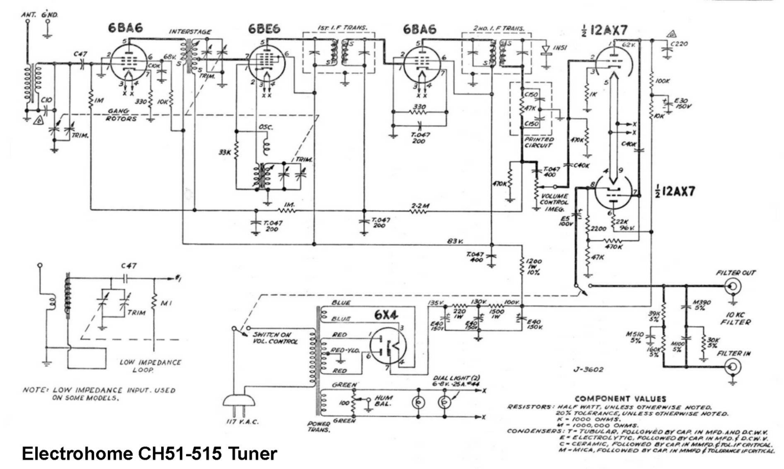 Electro-Harmonix CH-51, CH-515 Schematic