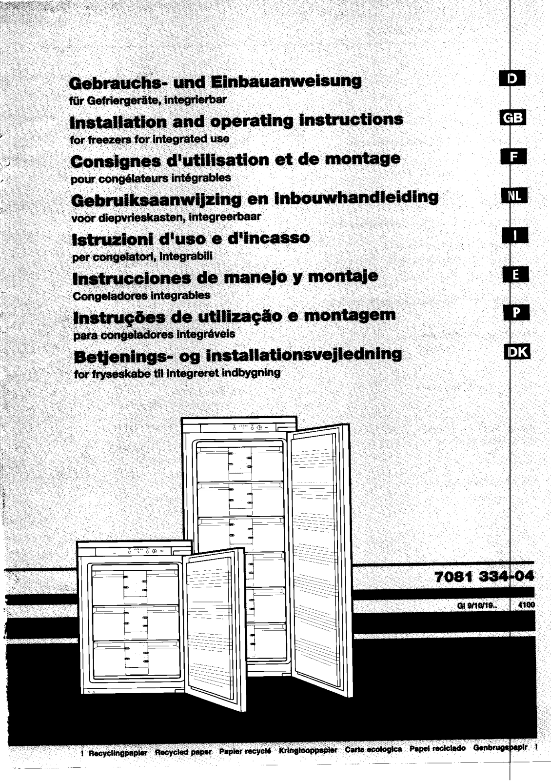 AEG UF245PL, QT226FI User Manual