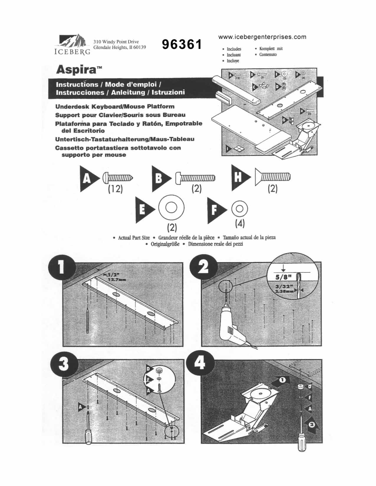 Iceberg 96361 User Manual