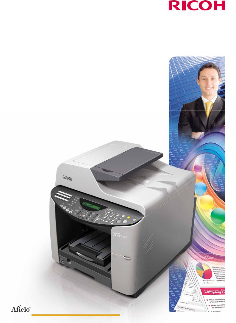 Ricoh AFICIO GX 3000SF, AFICIO GX 3050SFN, AFICIO GX 3000S BROCHURE