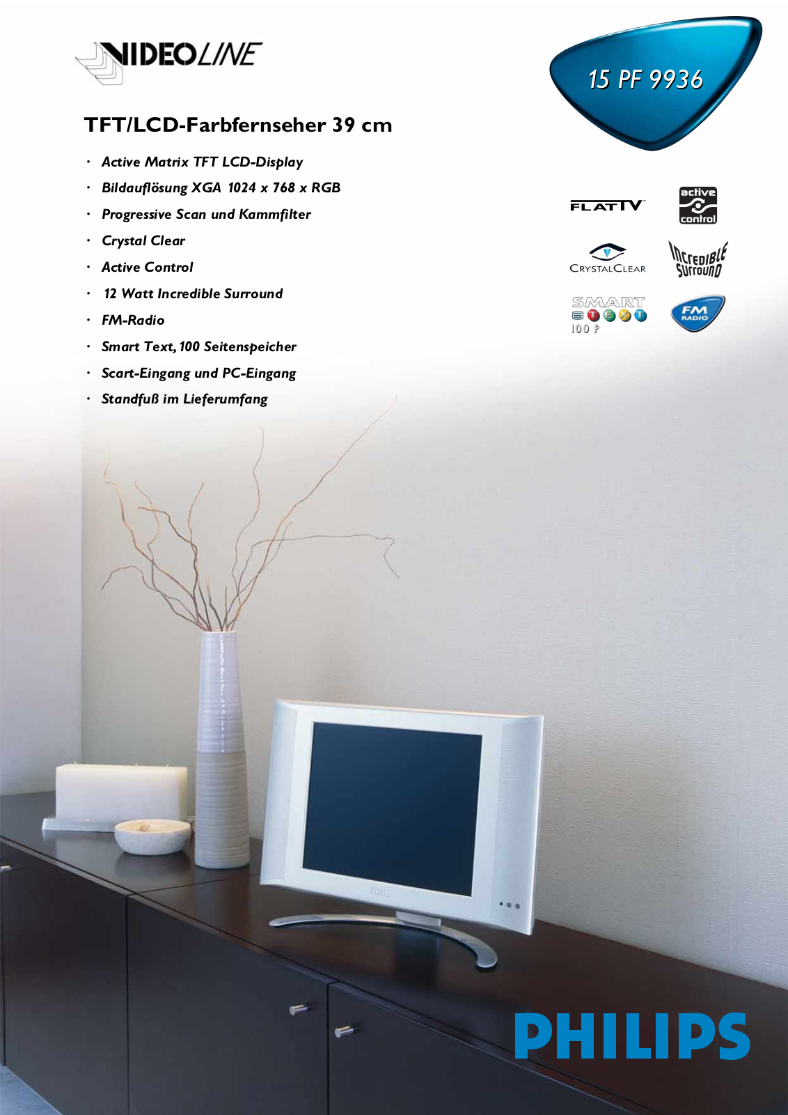 Philips 15PF9936 User Manual