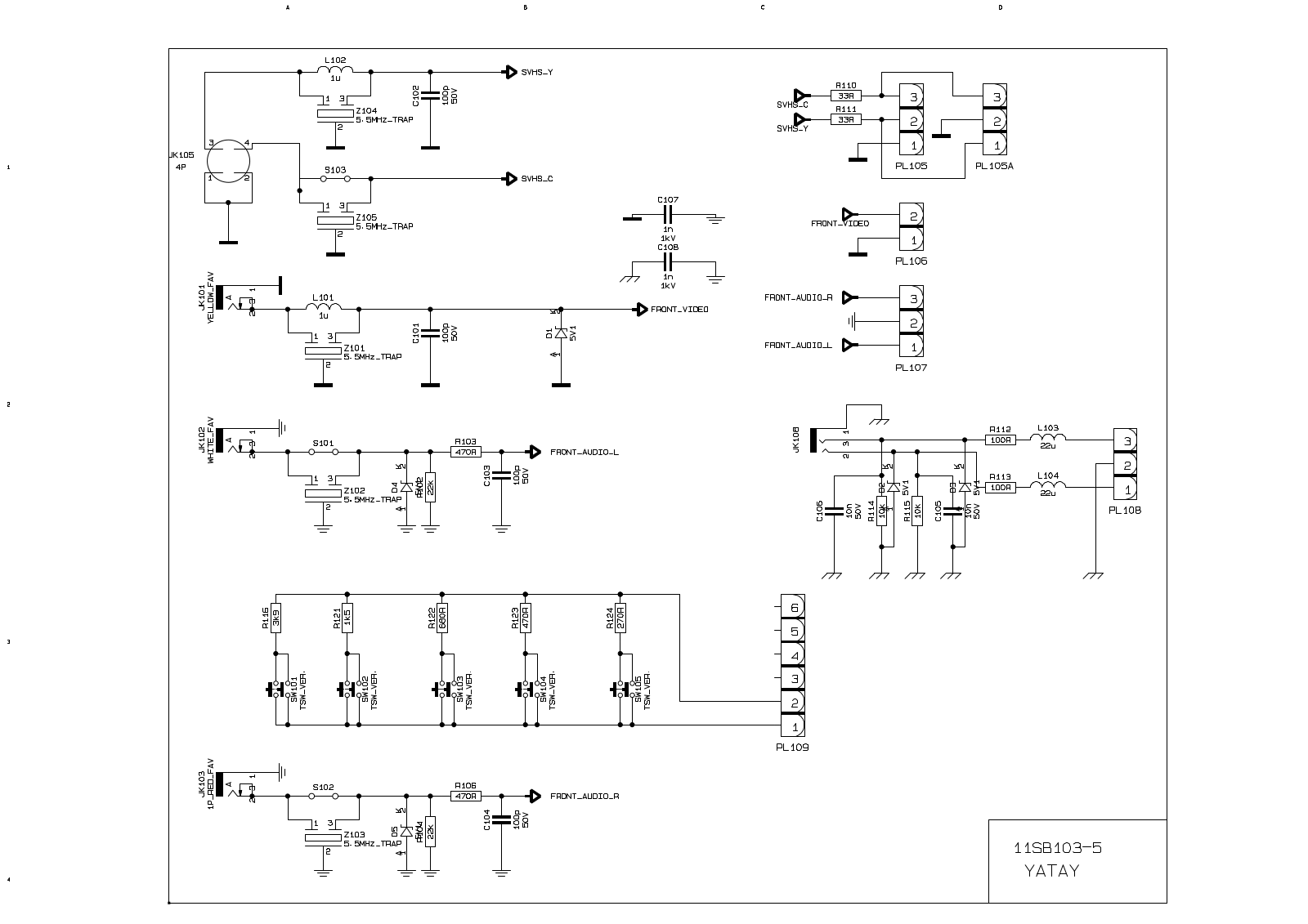 Vestel 11SB103-5 schematic