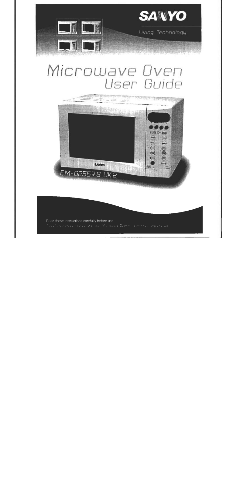 Sanyo EM-G2567S UK2 Instruction Manual