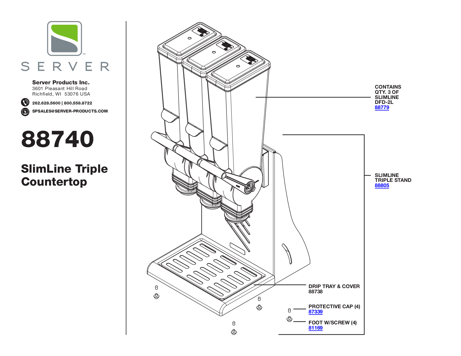 Server 88740 Parts Manual