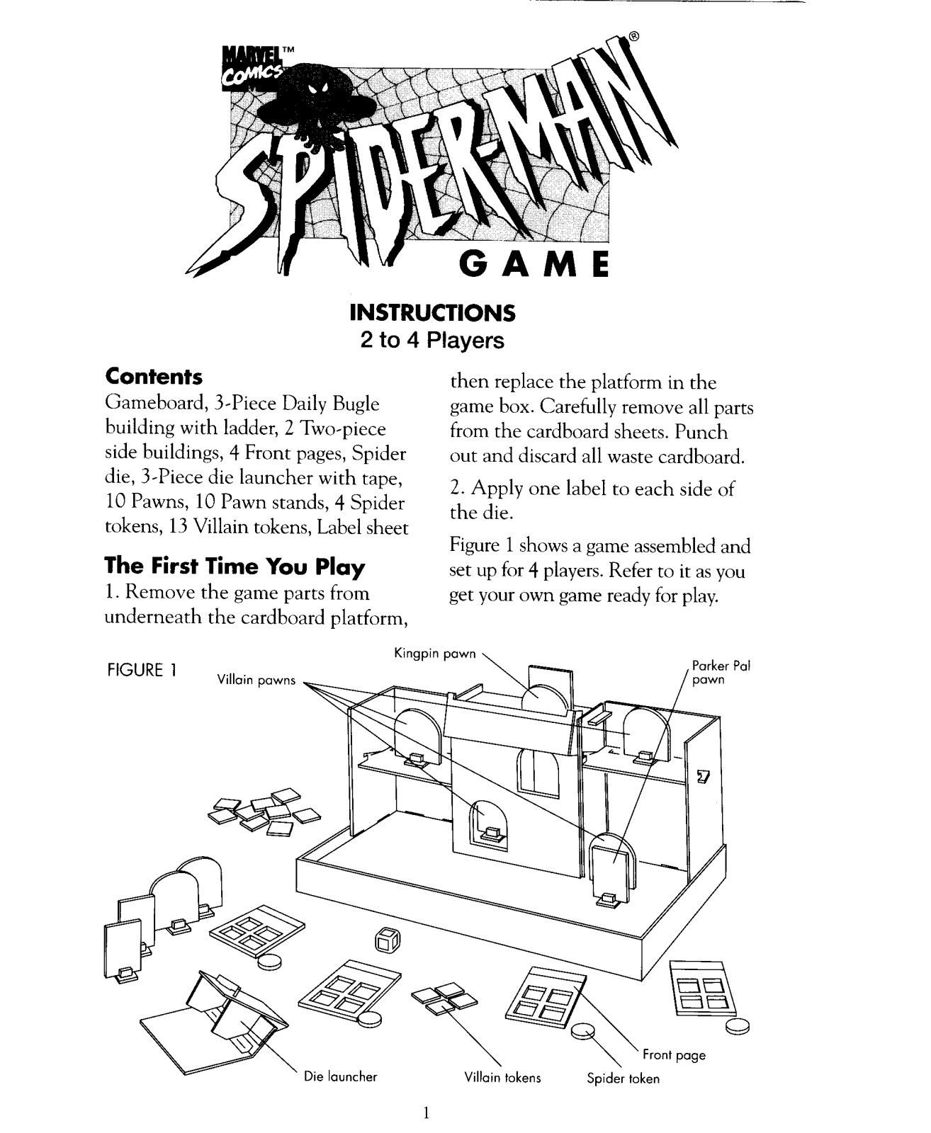 Hasbro SPIDER-MAN Manual