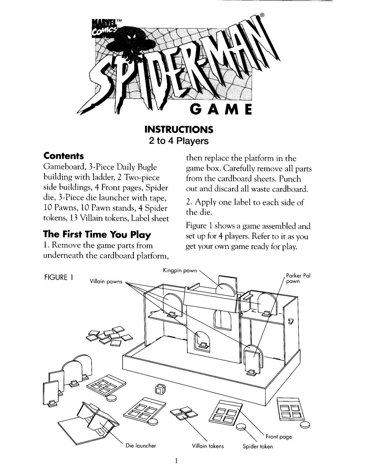 Hasbro SPIDER-MAN User Manual