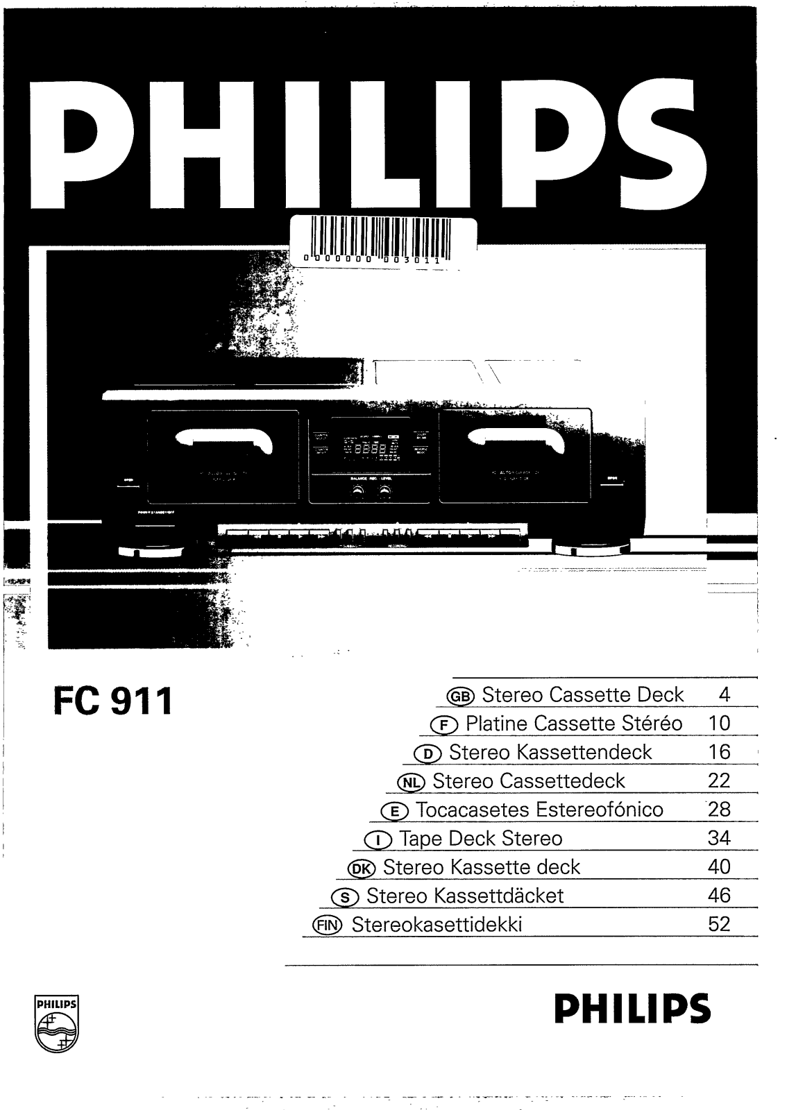 Philips FC911/00S, FC911 User Manual