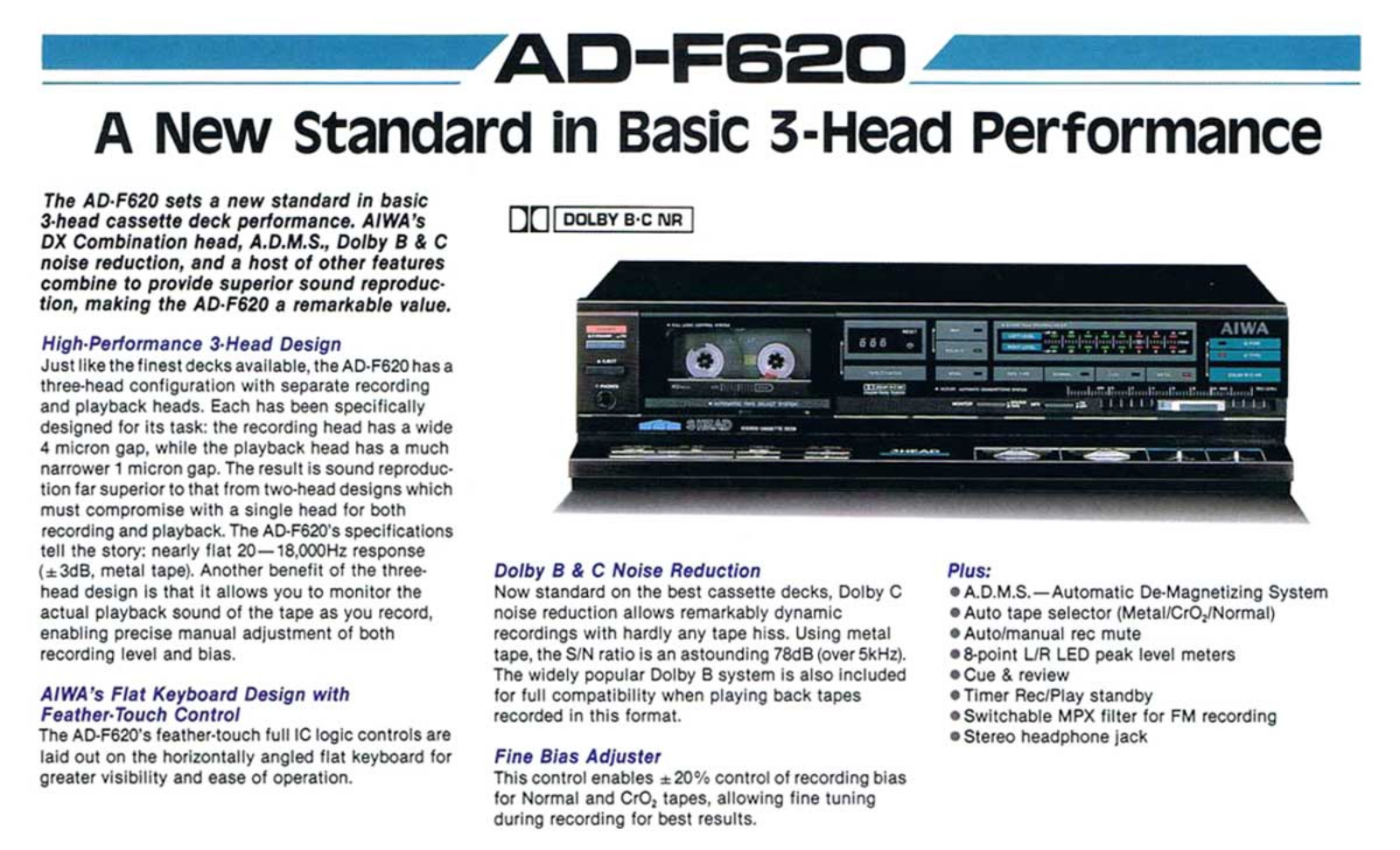 Aiwa ADF-620 Brochure