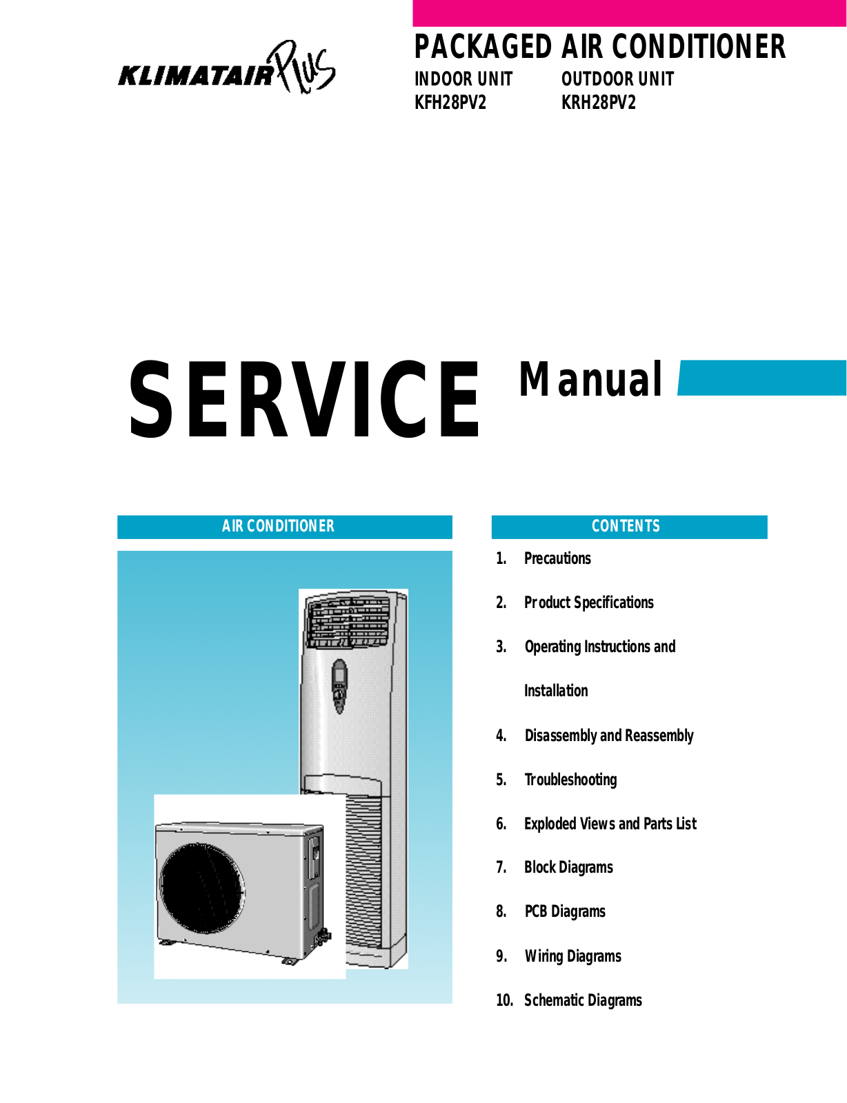 Samsung KFH28, KFH28PV20K-KLM Service Manual