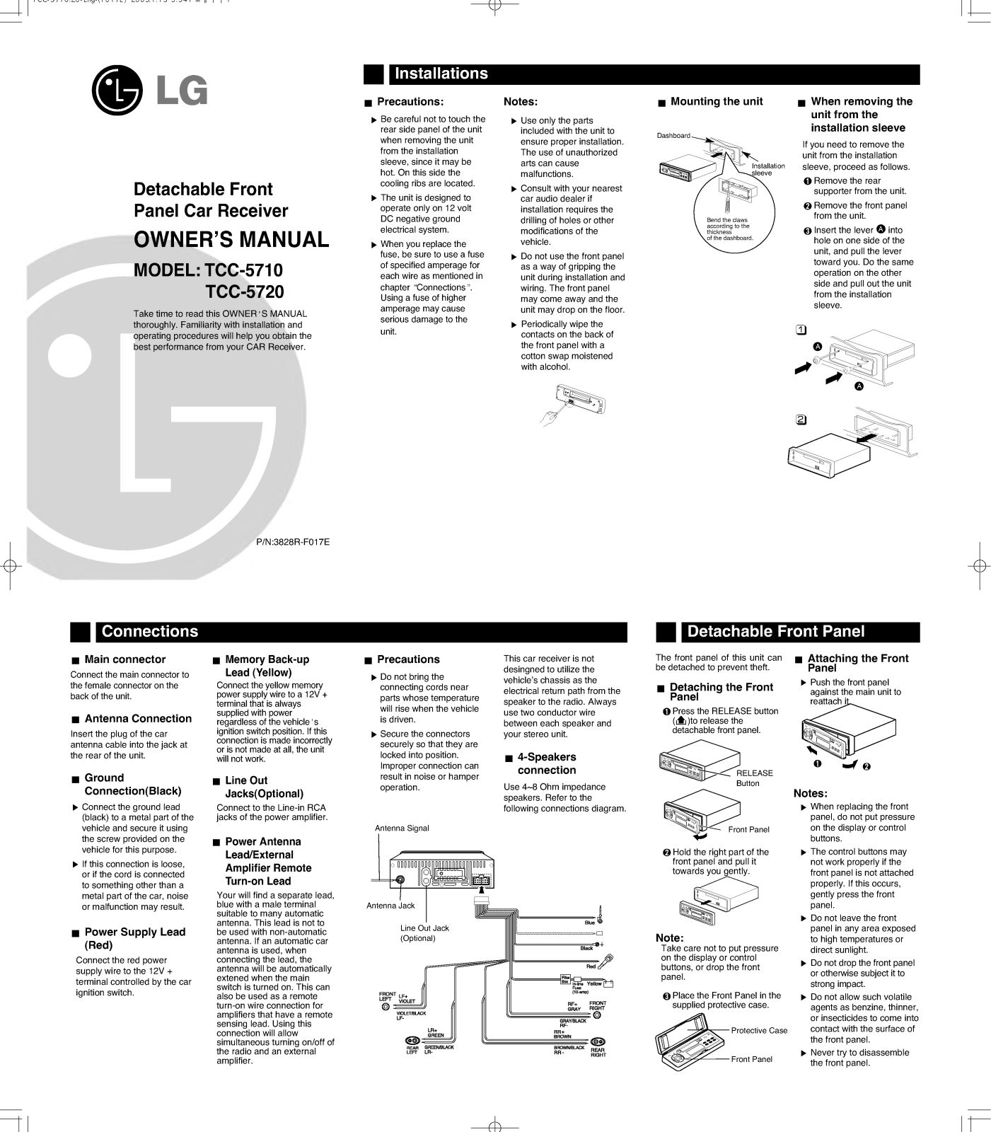 LG TCC-5720 User Manual