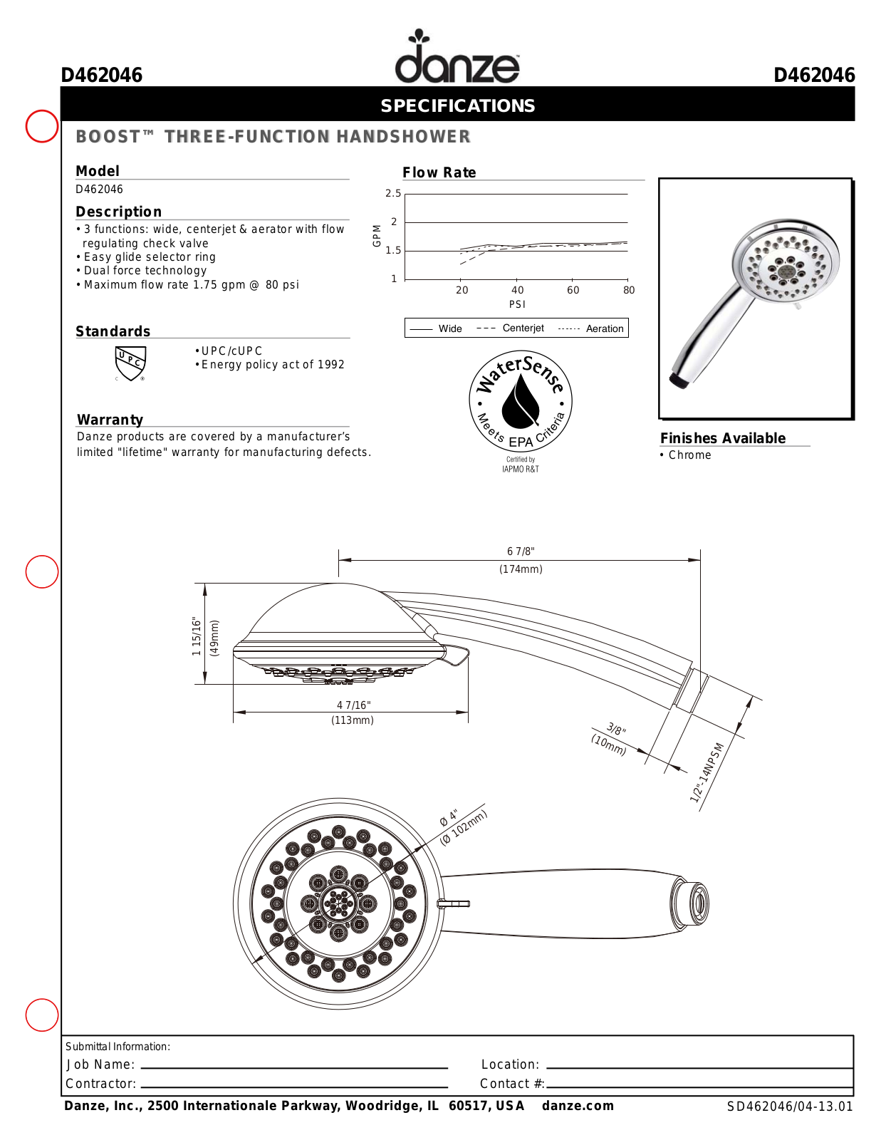 Danze D462046 User Manual - ManualMachine.com
