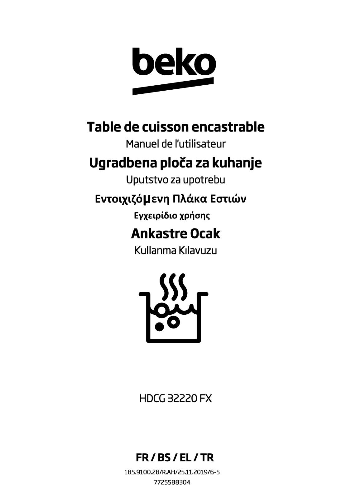 Beko HDCG32220FX User manual