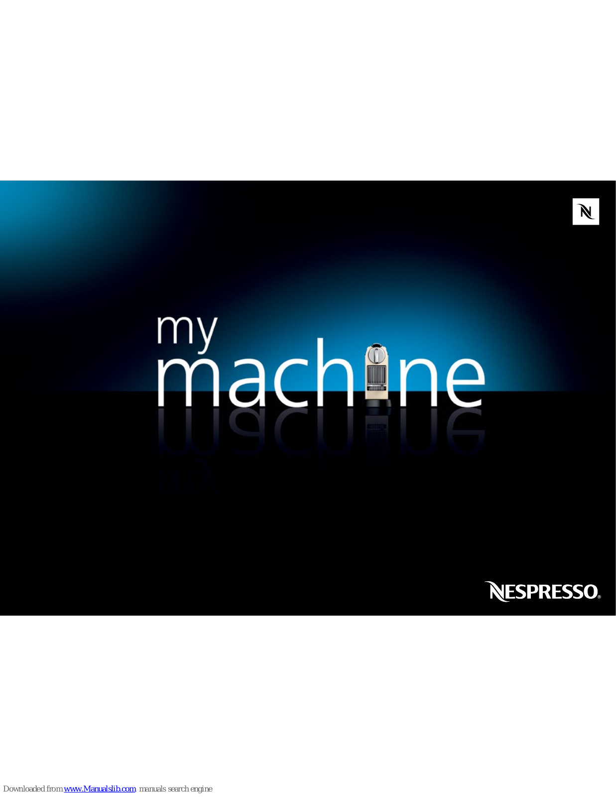 Nespresso CitiZ D111, Coffee machine User Manual