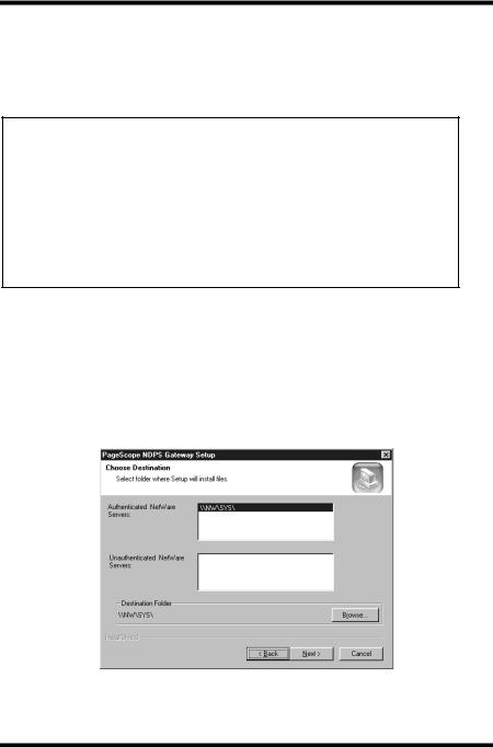 Konica Minolta PAGESCOPE NDPS, PAGESCOPE User Manual