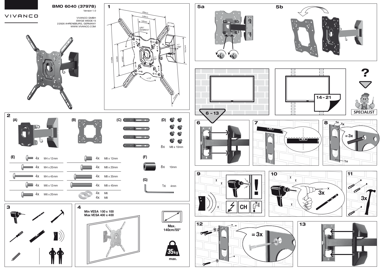 Vivanco BMO 6040 User Manual