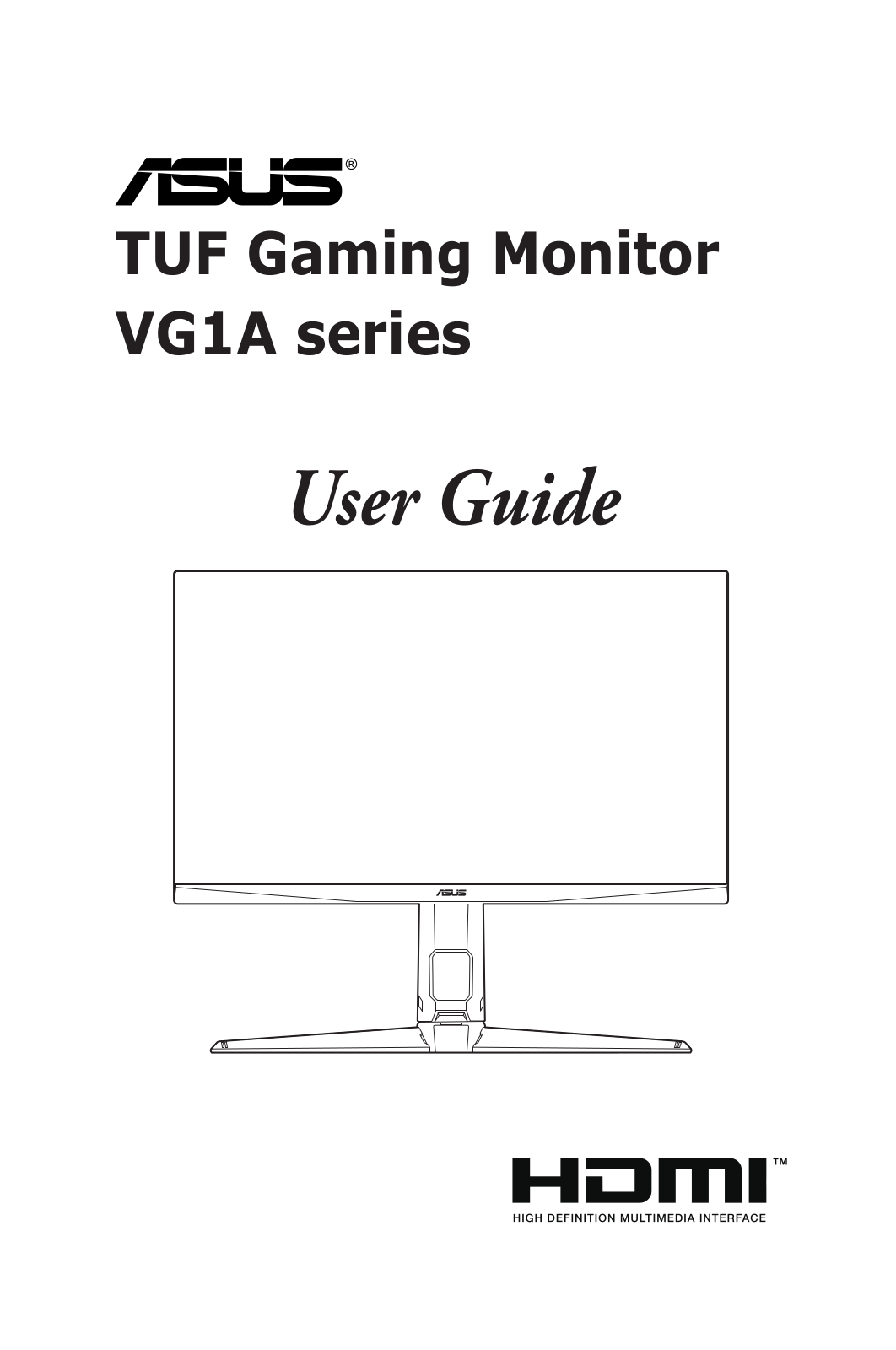 Asus VG27AQL1A User Manual