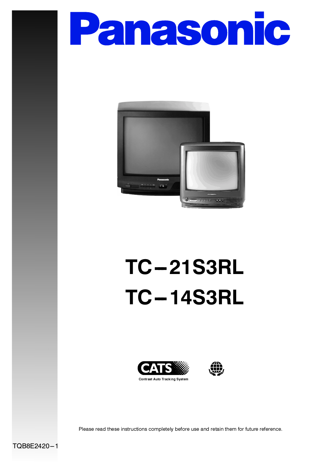 Panasonic TC-21S3RL, TC-14S3RL User Manual