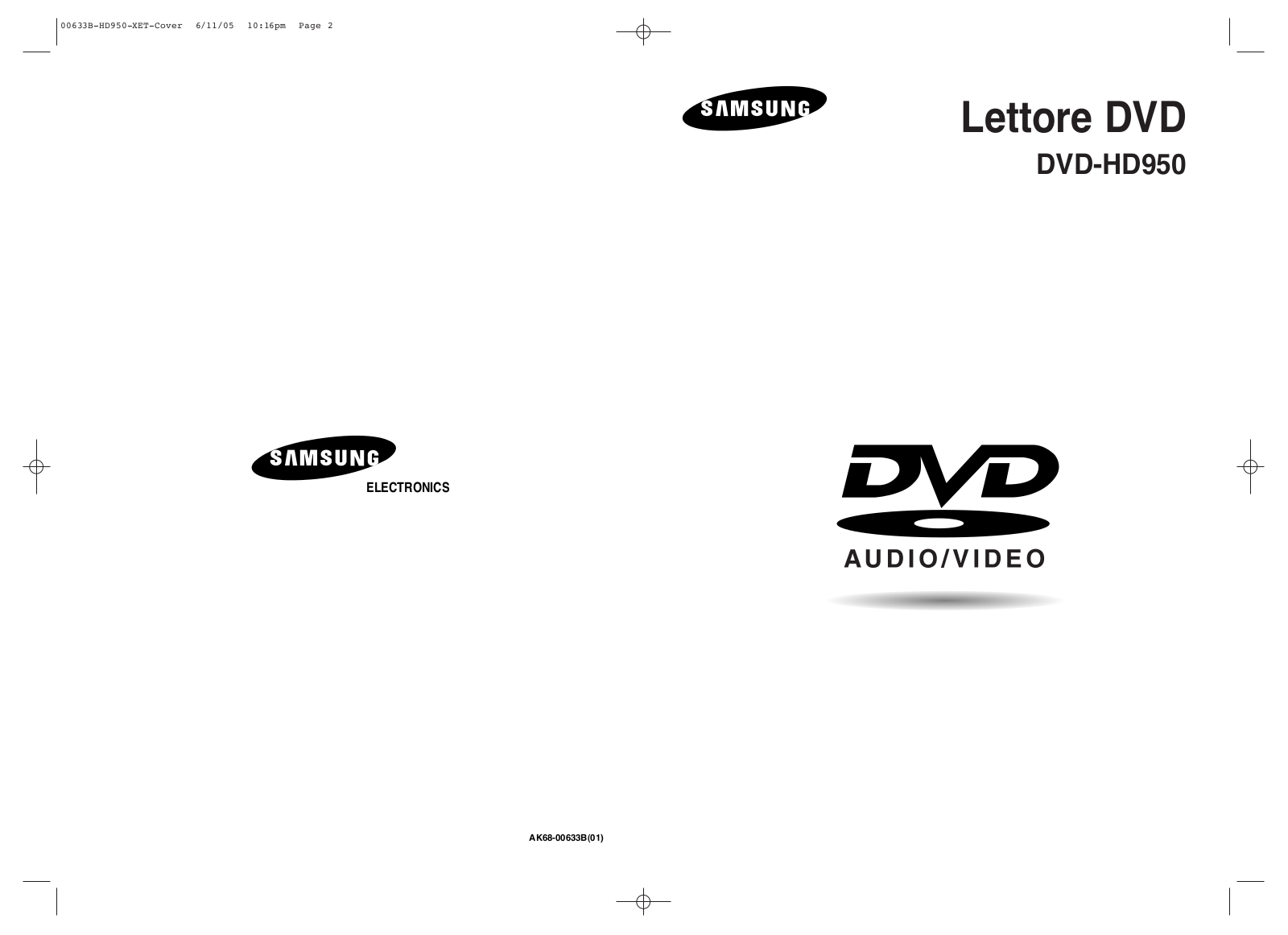 Samsung DVD-HD950 User Guide