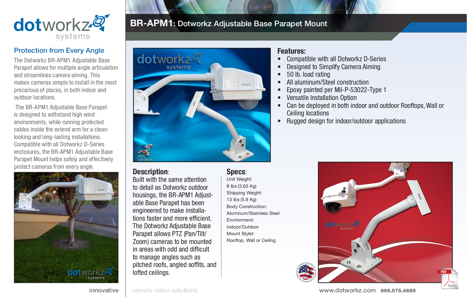 Dotworkz BR-APM1 Specsheet - ManualMachine.com
