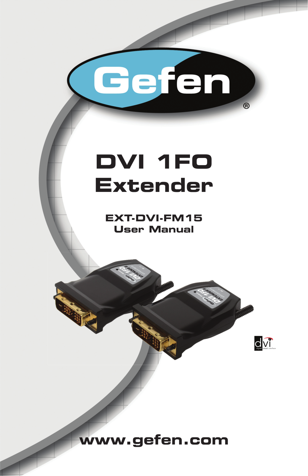 Gefen EXT-DVI-FM15 Users Manual