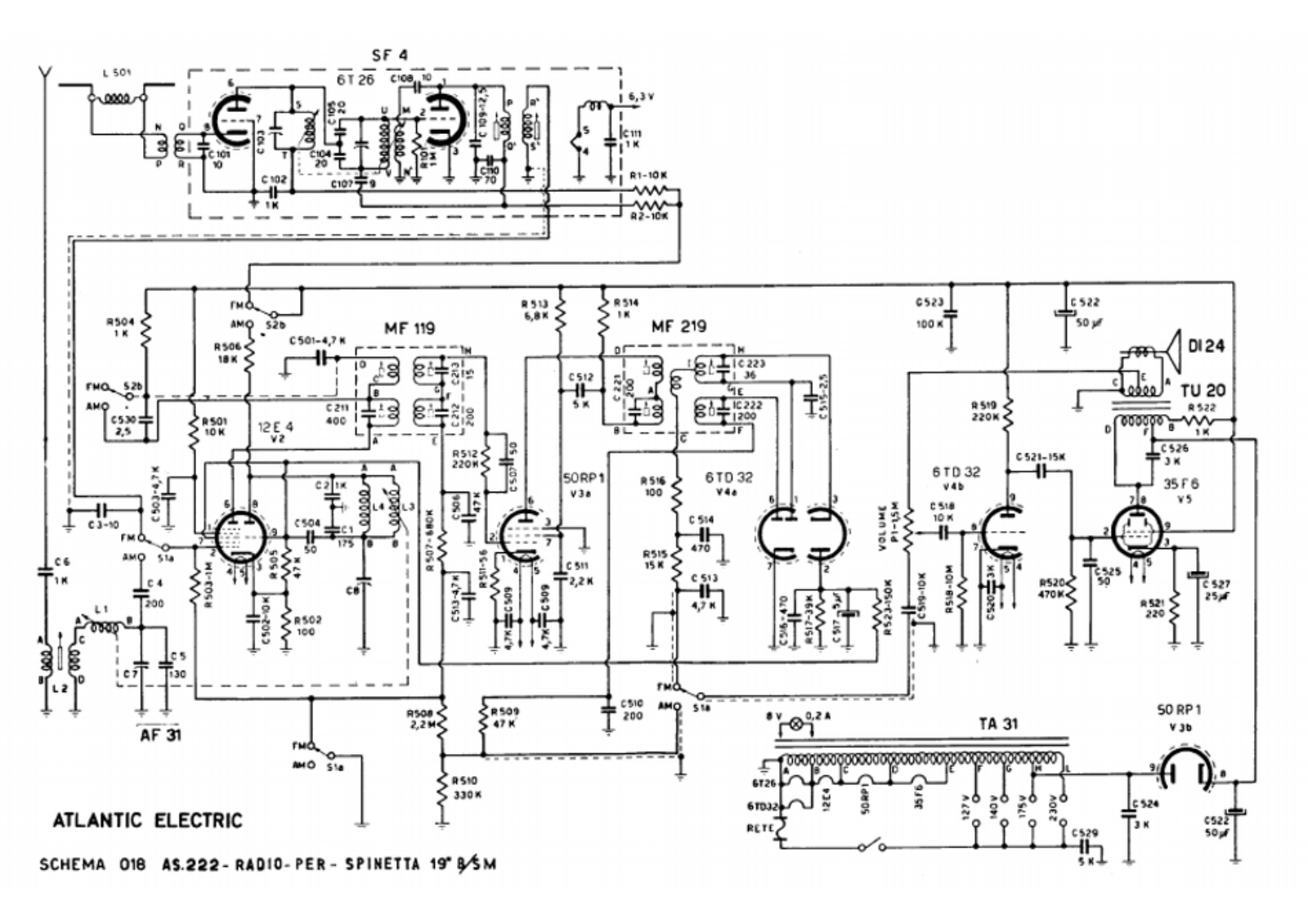 Atlantic 18 schematic