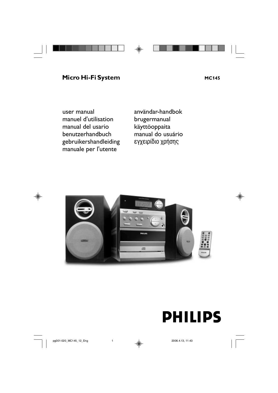 Philips MC145 User Manual