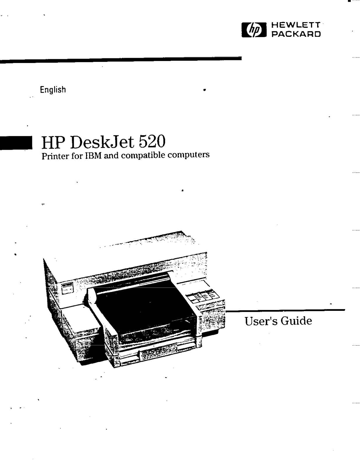 HP DeskJet 520 User guide