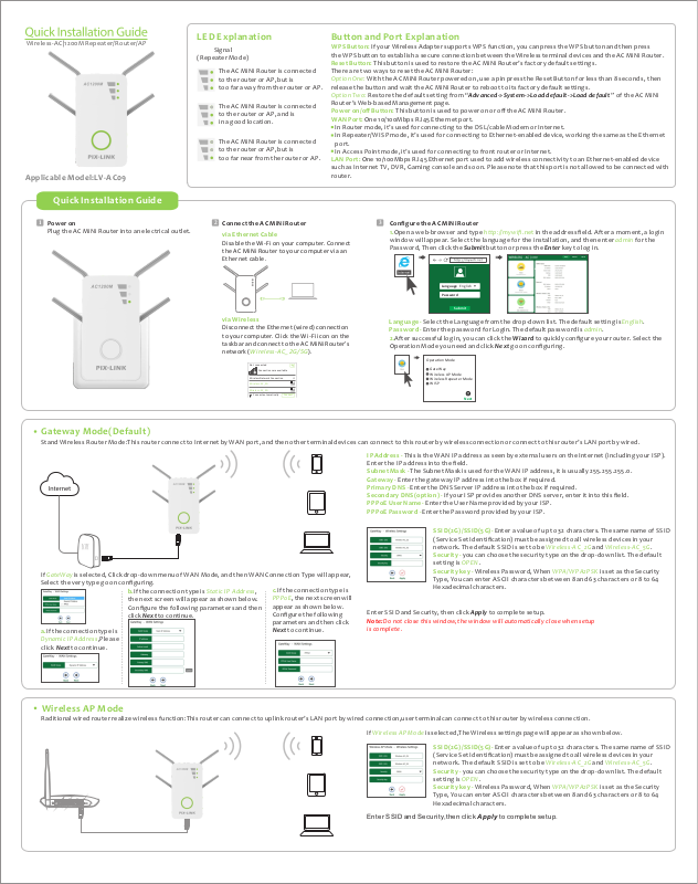 pix link 2.4 g user manual