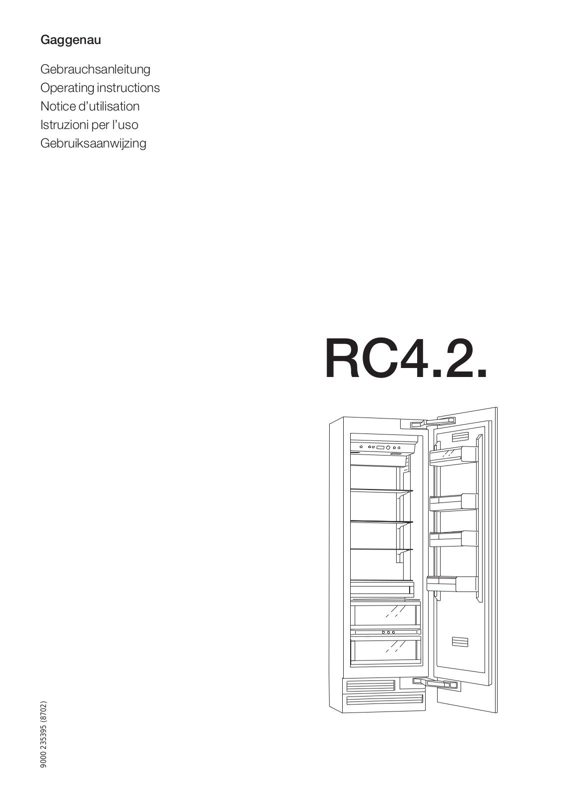 GAGGENAU RC 462 User Manual