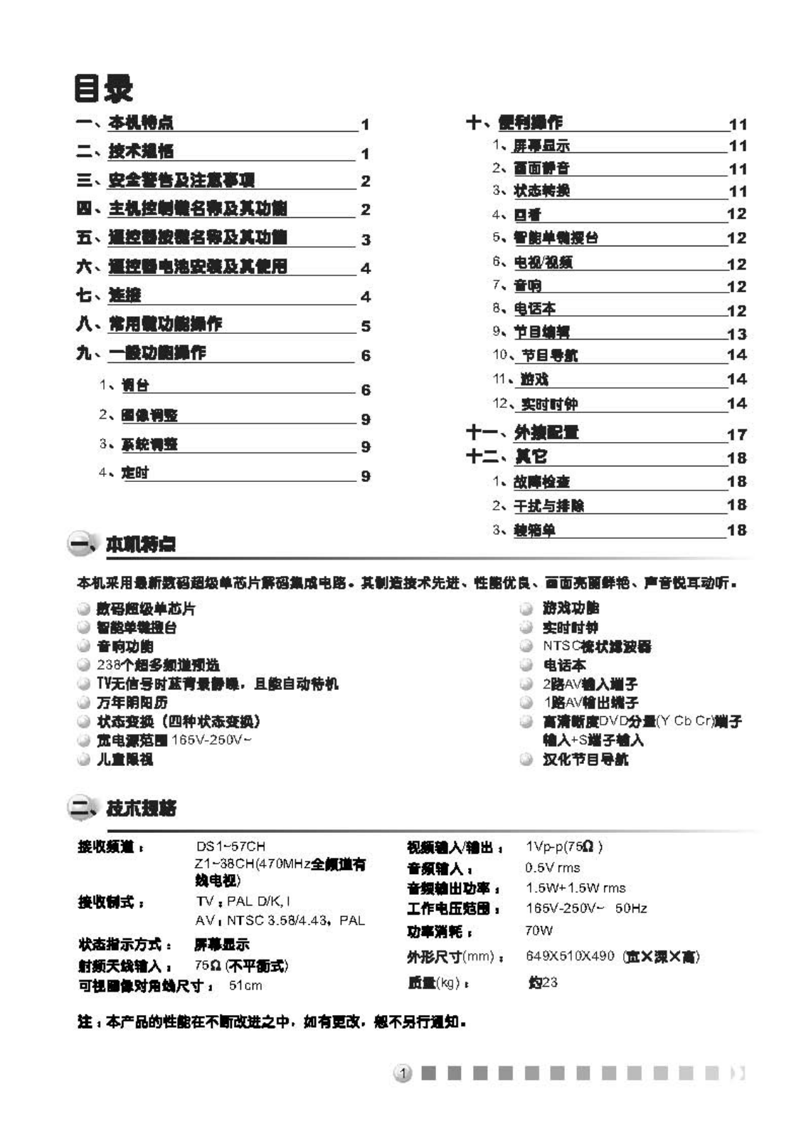 TCL NT21A71 User Manual