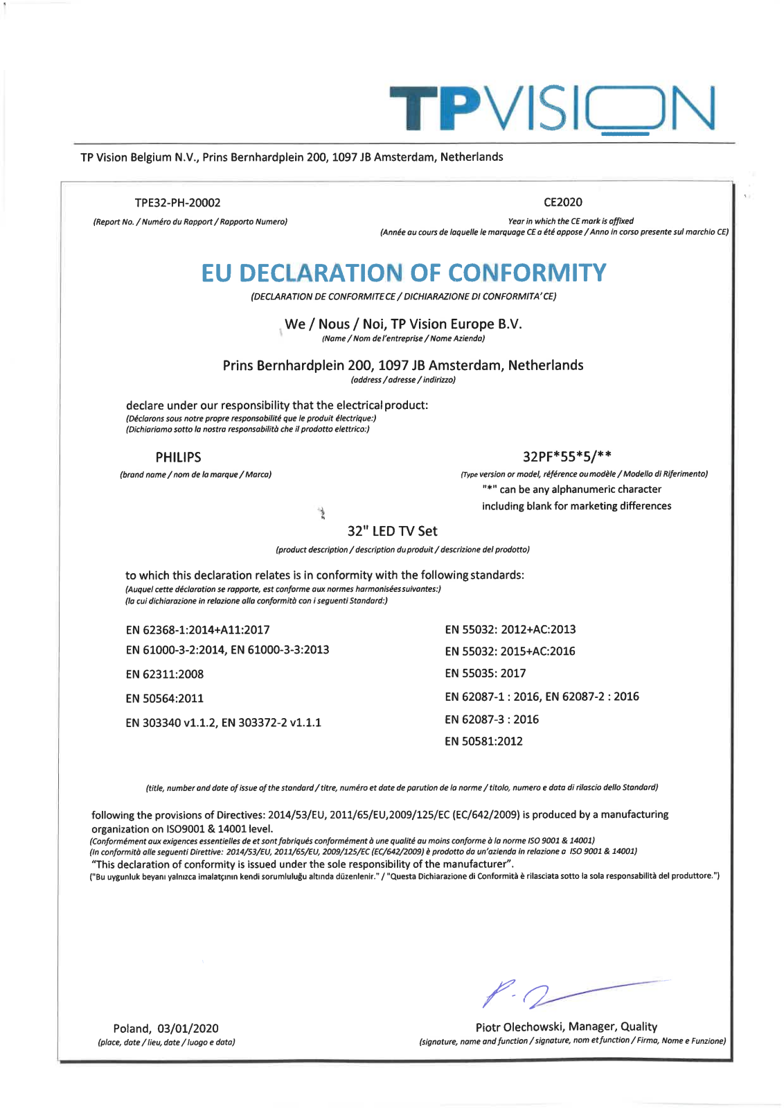 Philips 32PHS5505, 32PHS5525 User Manual