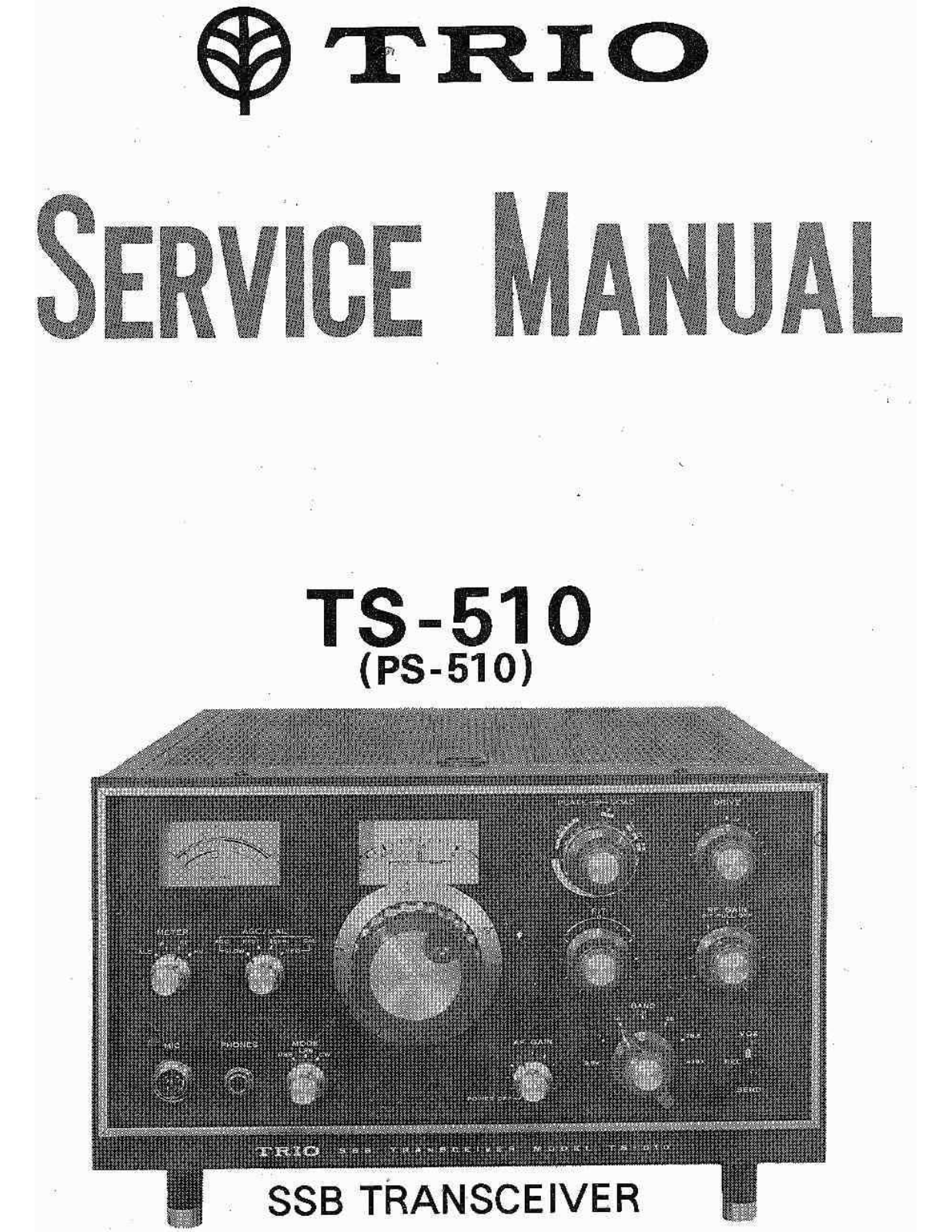 Kenwood TS-510 User Manual