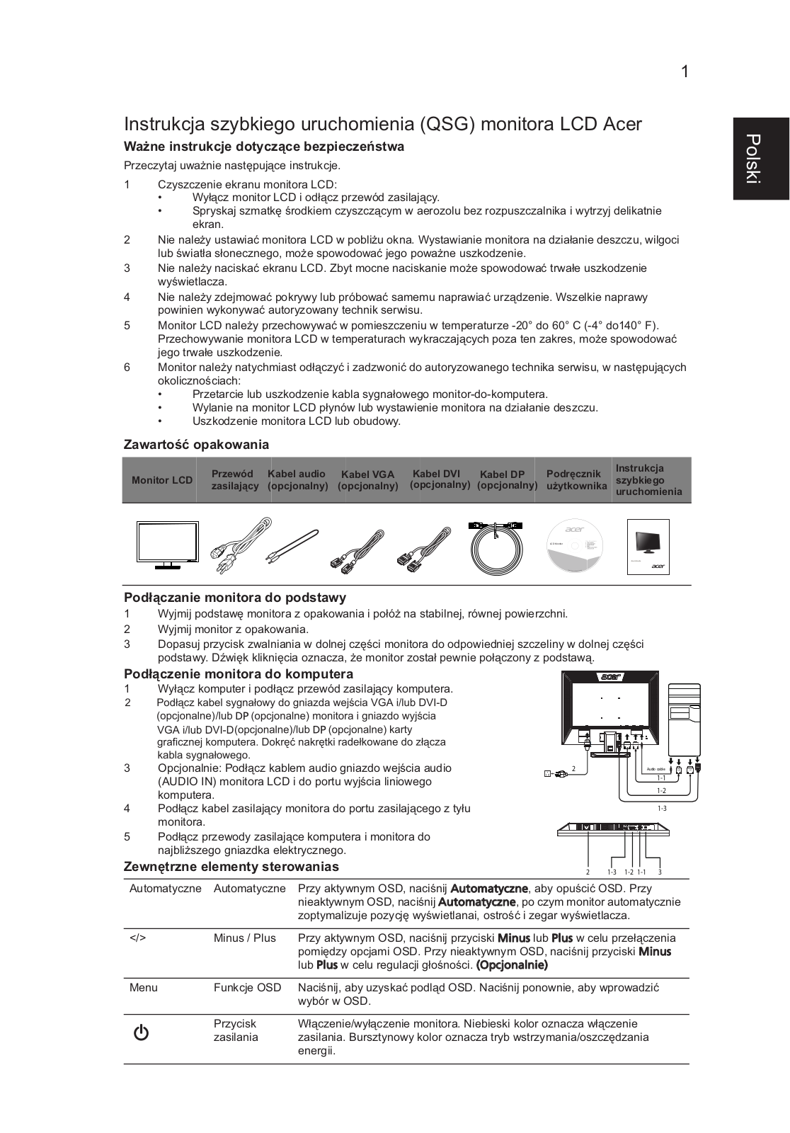 Acer V243PWL User Manual