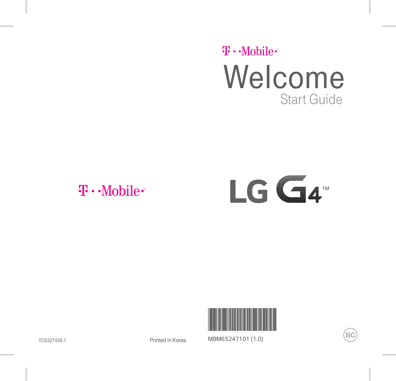 LG H811, G4 Start Guide